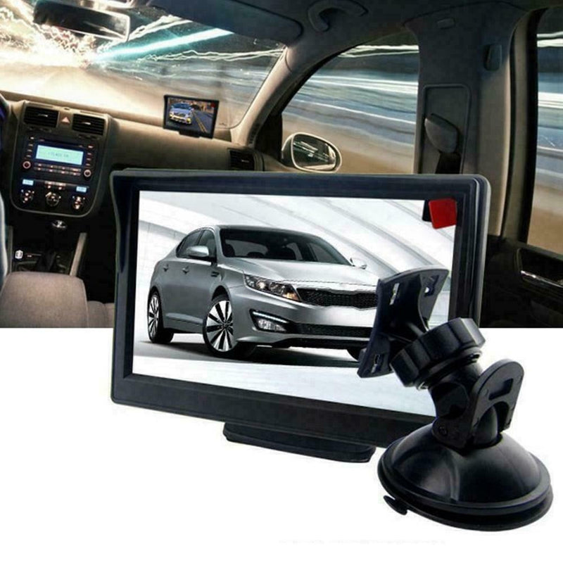 5 inch TFT LCD HD Screen Monitor For Car Rear Reverse Rearview 12V Backup C R4H8