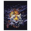 DIY Oil Paint,Paintworks Paint By Number- Water Tiger 16x20inch (Frameless) O7L9