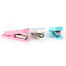 New Cute Candy Color School Office Mini Stapler Book Sewer Geometric Stapler OZ