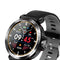 Smart Watch for Android Mens Heart Rate Blood Pressure Monitor Black+Grey