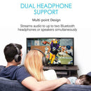 Multi-point  4.0 Audio Transmitter Adapter Dongle 3.5mm Jack H366T