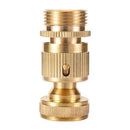 3Sets Garden Hose Quick Connector 3/4 Inch Ght Brass Easy Connect Fitting-Q