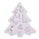 Cake Moulds Mold Silicone Christmas Tree  Fondant Cake Decor Candy Cake T Gw