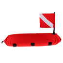 Diver Below Safety Float Buoy Signal Marker + Dive Flag for Scuba Diving,