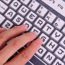 1PC universal silicone desktop computer keyboard cover skin protector film BW TO
