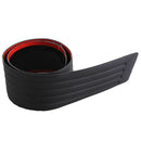 Car Rear Bumper Sill Protector Plate Rubber Cover Guard Pad Moulding Trim 9 F3L3