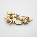 Classics Double Bees Shirt Brooch Novelty Suit And Vest Pin