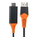 2m 4K 60Hz DP Male to HDMI 2.0 Male ABS Plug Video Audio Adapter Cable Wire