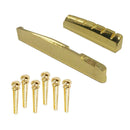 1 Set Brass Bridge Pins Pegs Saddle Nut for Acoustic Folk Guitar Parts