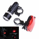 mountain bike 5led headlight black  butterfly tail light bicycle accessories s Z