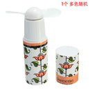 Mini Portable Pocket Fan Lipstick Shape Handheld Cooling Battery Travel Coo W5K3