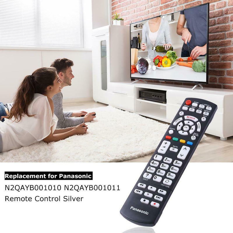 Replacement for Panasonic N2QAYB001010 N2QAYB001011 Remote Control TV Home T