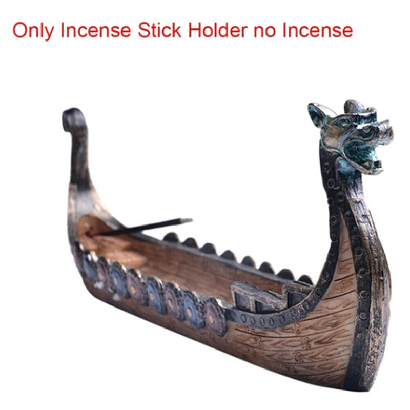 Retro incense burners traditional the dragon boat incense stick holder burneS Cy