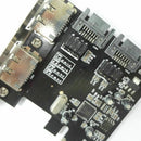 Pci-E To Sata3 Pci E Sata3.0 6Gb/S the Ssd Asmedia Chip Expansion Card Asm1