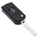 Black Replacement 2 Button Keyless Entry Remote Control Key Fob Clicker for