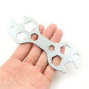 10 In 1 Multi Function Bike Bicycle Steel Wrench Hexagon Spanner Repair Tool JR
