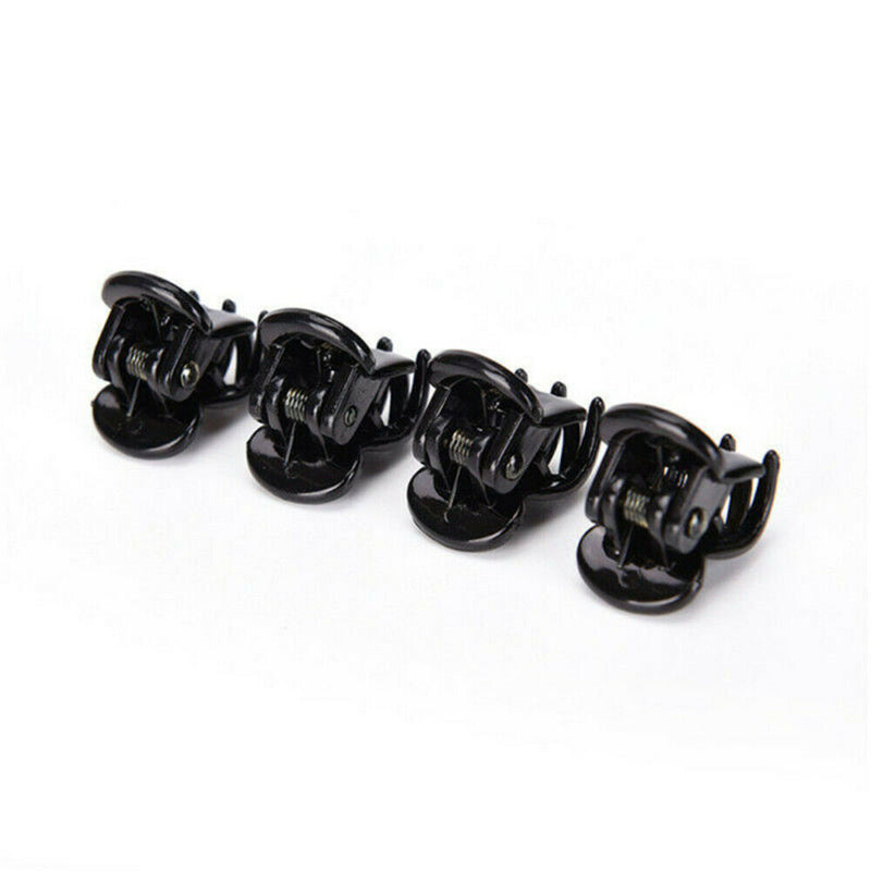 Fashion Women 12pcs Black Plastic Mini Hairpin 6 Claws Girls Hair Clip Clamp NEW