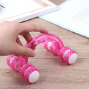 Body Fitness Massage Eight Roller Wheels Rainbow Lunar Rover Vehicle Tool ZY BX