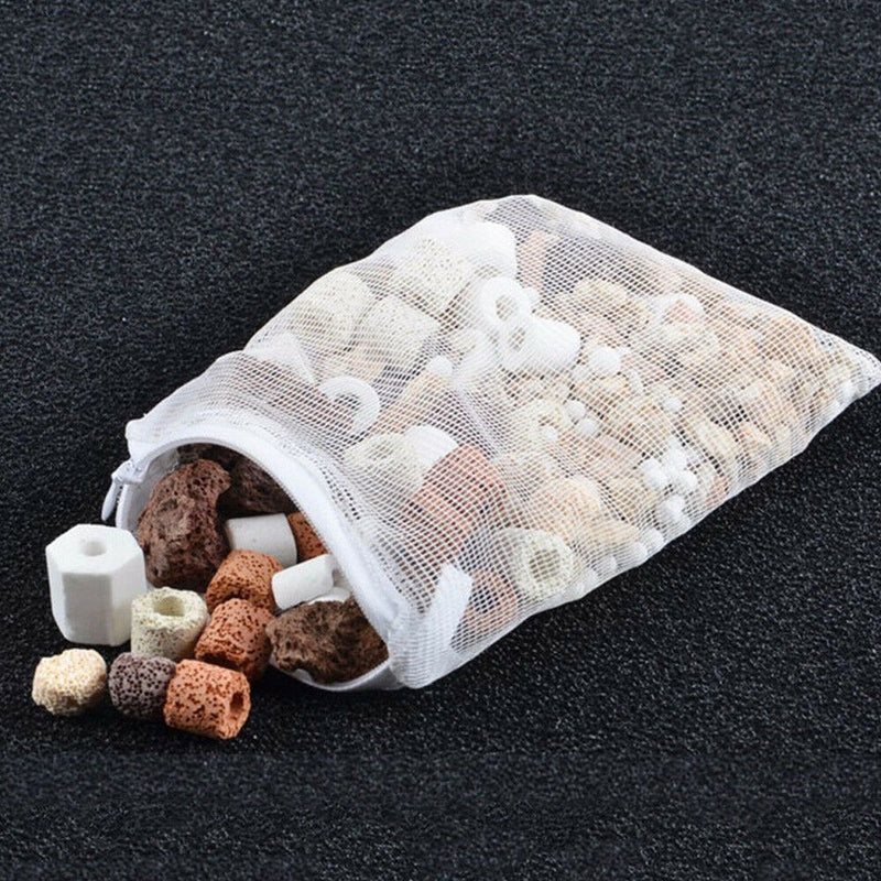 Aquarium Material Ceramic Ring Filter Media Stone Fish Tank Supplies Tools 50g^^