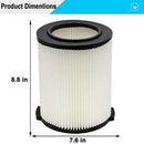 Standard Wet/Dry Vacuum Filter for VF4000 for RIDGID Vacs 5 Gallons and Lar B5Q5