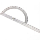 180 Degree protractor finder stainless steel rotary angle ruler measuring toolME