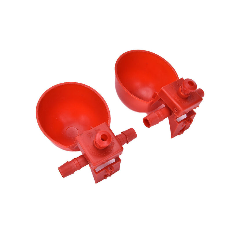 5Pcs Bird Coop Feed Automatic Poultry Drinking Cups Chicken Fowl Drinker b FT