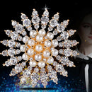 Rhinestone Brooch Pin Wedding Bridal Bouquet Lady Women Fashion Jewelry