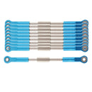 10pcs Steering Linkage Pulling Rod for 1:10 RC Car Rock Crawler Spare Parts