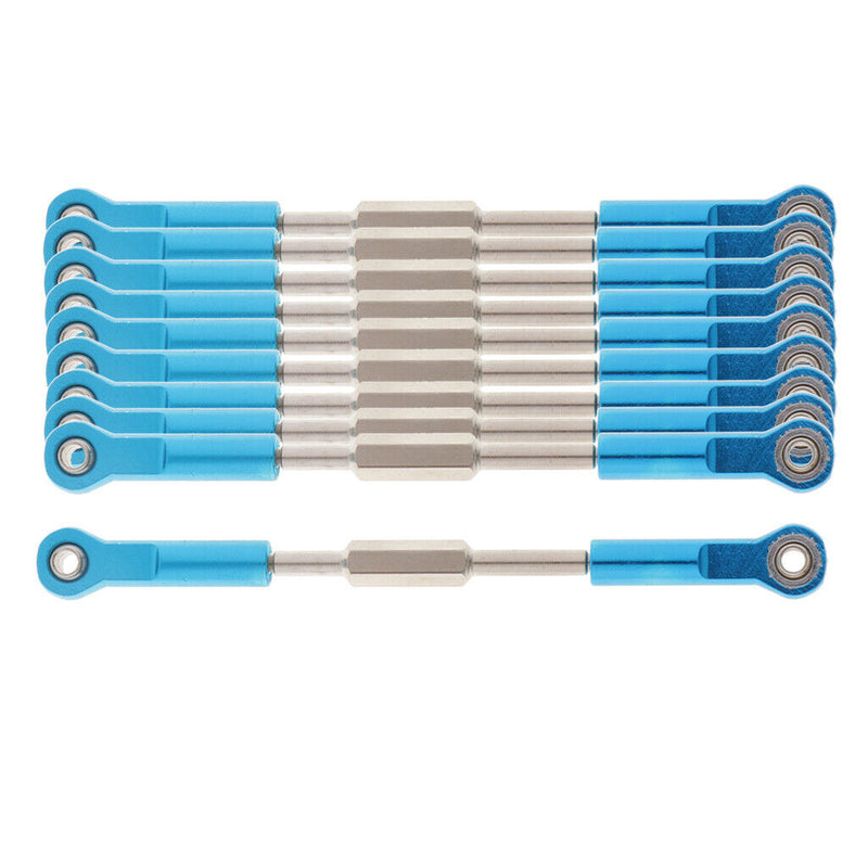 10pcs Steering Linkage Pulling Rod for 1:10 RC Car Rock Crawler Spare Parts