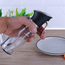 2 in 1 Oil and Vinegar Sprayer Spice Bottle Oiler Sauce Bottle Pot