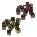 20Pack Acrylic Six Sided Square D6 16mm Dice for D&D RPG MTG Gaming Toys