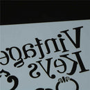 key layering stencils for walls painting scrapbooking stamping stamp album M&O