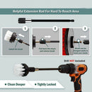 Drill Brush Set, Extend Long Attachment, Scrub Pads, Sponge, Power Scrubber