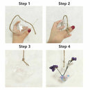 Container Flower Planter Hanging Glass Home Garden Decor