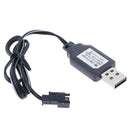 Charging Cable USB Battery Charger Ni-Cd Ni-MH Batteries Pack SM-2P Plug Adap OZ