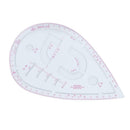 Plastic Curve Ruler Sewing Sleeve Collar Measure Ruler Tailor Designer Tool
