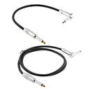 6.35mm 1/4" Male to Male Audio Cable Stereo for Electric Guitar 0.30m & 1m
