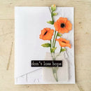 DIY Remembrance Poppy Flower Metal Cutting Dies Stencil DIY Scrapbooking Card