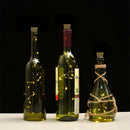 2m 20LED Solar Wine Bottle String Light Wedding Cork Garland Fairy Lamp A