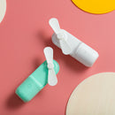 Ultra-Quiet Usb Charging Handheld Mini Folding Fan Desktop Fan Green