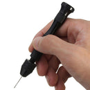 Aluminum Mini Mini Hand Drill Keyless Chuck + 10pcs Twist Drills Rotary Tool lâ„–[