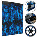 Hydrographic Car Decor Home Blue Dipping Graffiti Water Transfer Film For Helmet