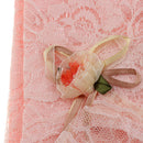 1pc Upright Piano Cover Lace Dust Cover for Piano Parts Accessories Pink