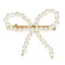 Korean Girls Pearls Bowknot Fringe Barrette Women Bang Ponytail Hair Clips #gib