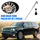 TR412 Valve Stems with Valve Stem Puller Tire Repair Tools for Car Motorcycle