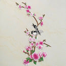 Flower Bird Venice Embroidered Trim Clothing Sewing Applique Pink