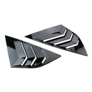 Car Rear Window Blinds Side Louvers Vent For Ford Focus ST RS MK3 2012-2018