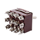 AC 15A/250V 10A/380V 12 Screw Terminals On/On 4PDT Toggle Switch Y5L7