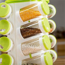 1X(Spice Jar Pepper Shaker Box Seasoning Cans Pepper Salt Cruet Plastic Bot