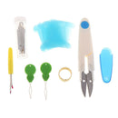 104Pcs Full Range Of Embroidery Starter Kit Cross Stitch Tool Thread Hoop